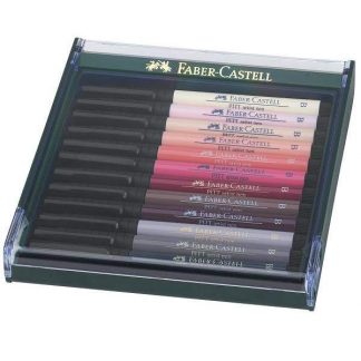 Faber-Castell Pitt ecsetfilc 12 db-os, Bőrszínek