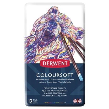 Derwent Coloursoft, 12 db-os készlet