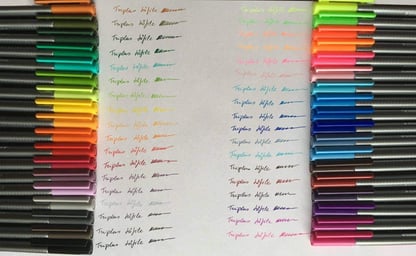 Staedtler Triplus 36 tűfilc készlet színei