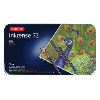 Derwent Inktense 72 db-os akvarellceruza-készlet fémdobozban