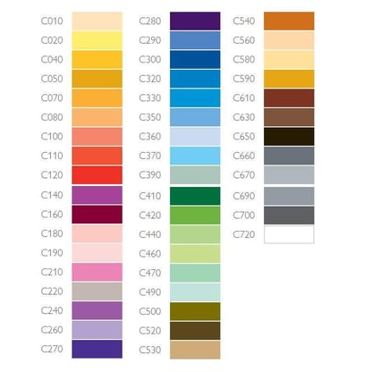 Derwent Coloursoft színes ceruza színskála