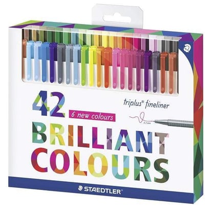 Staedtler Triplus 42 db-os tűfilc készlet