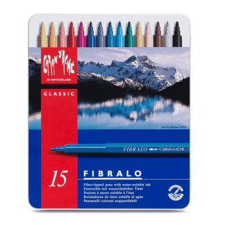 Caran d'Ache Fibralo akvarell filctoll 15 db