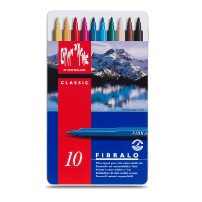 Caran d'Ache Fibralo akvarell filctoll 10 db