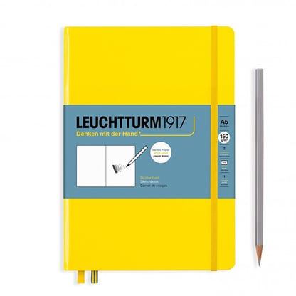 Leuchtturm Medium Sketchbook, A5 - Lemon