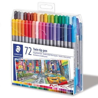 Staedtler kéthegyű filctoll 72 db