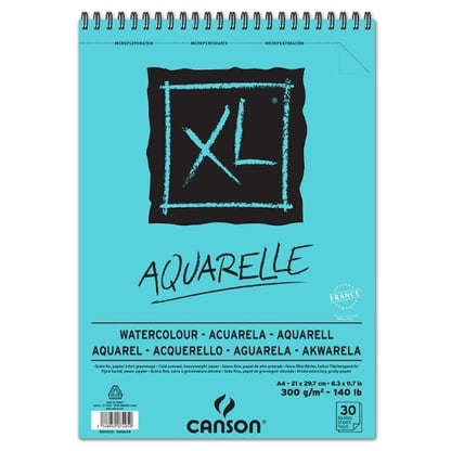 Canson XL aquarelle akvarelltömb