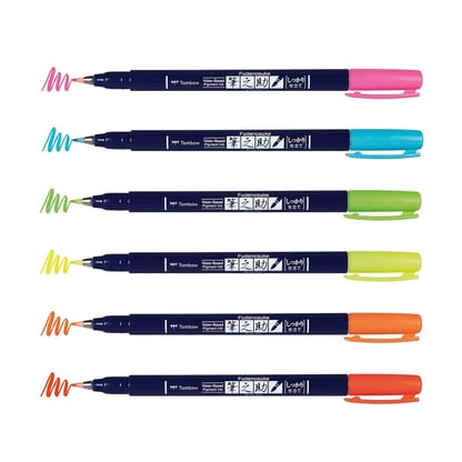 Tombow Fudenosuke Neon