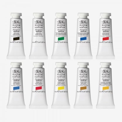 Winsor & Newton Designer's Gouache 10db, színek