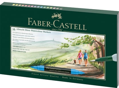 Faber-Castell Albrecht Dürer akvarell ecsetfilc ajándék szett, 16+1 db