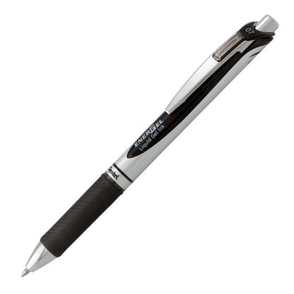 Pentel EnerGel 0.7 zseléstoll, Fekete