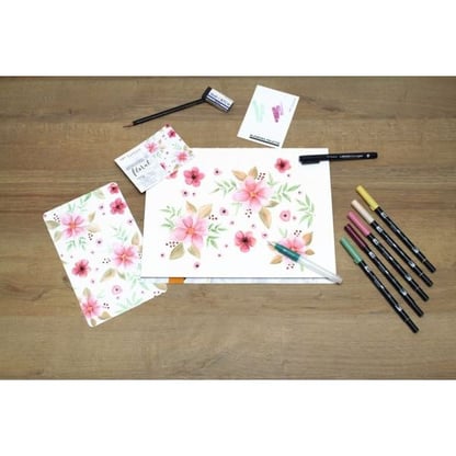 Tombow ecsetfilc készlet "Floral" demó