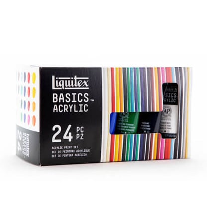 Liquitex Basics akrilfesték készlet 24 darabos