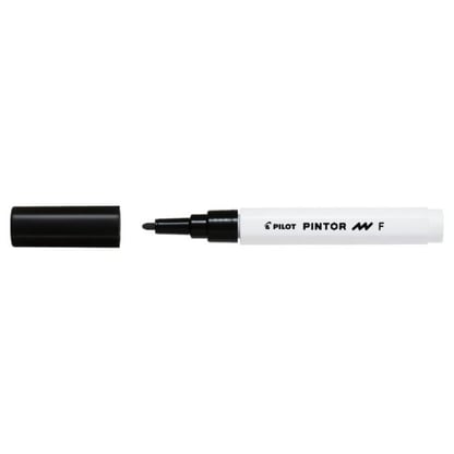 Pilot Pintor dekormarker F (1 mm), fekete