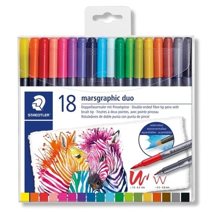 Staedtler Marsgraphic ecsetfilc 18 db-os készlet