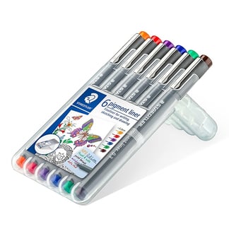 Staedtler pigment liner színes készlet, alapszínek