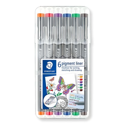 Staedtler pigment liner színes készlet, alapszínek