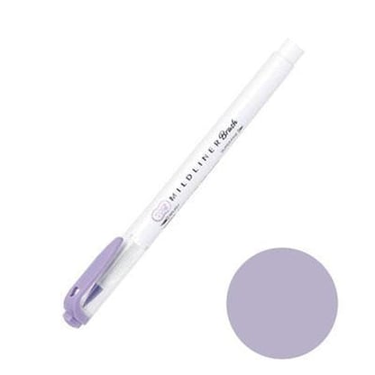 Zebra Mildliner Brush, violet