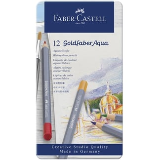 Faber-Castell Goldfaber Aqua akvarellceruza, 12 db-os készlet