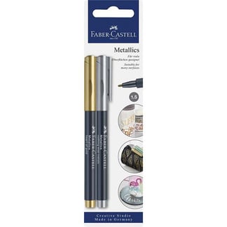 Faber-Castell Creative Studio Metallic filc, 2 db-os készlet