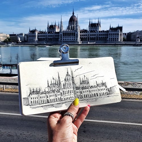 Urban sketching workshop - Parlament