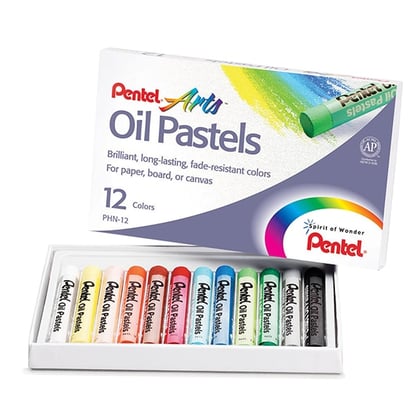 Pentel Olajpasztell kréta, 12 db