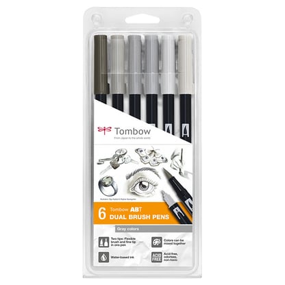 Tombow-ABT-6-db-szurke-arnyalatok