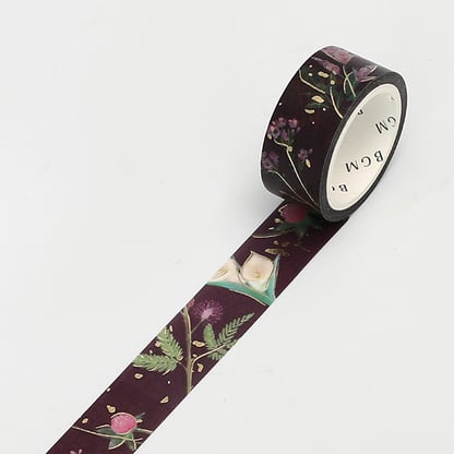 BGM washi tape 15mm x 5m - Garden Red