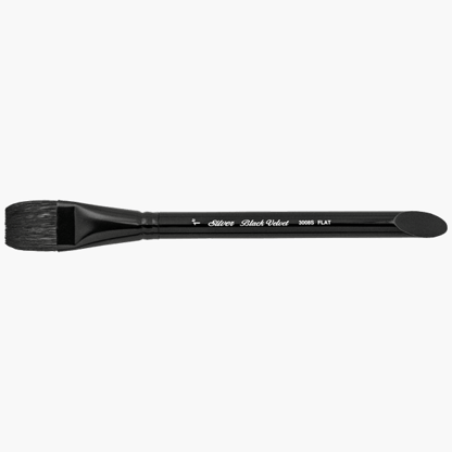 Silver Brush Black Velvet - lapos ecset