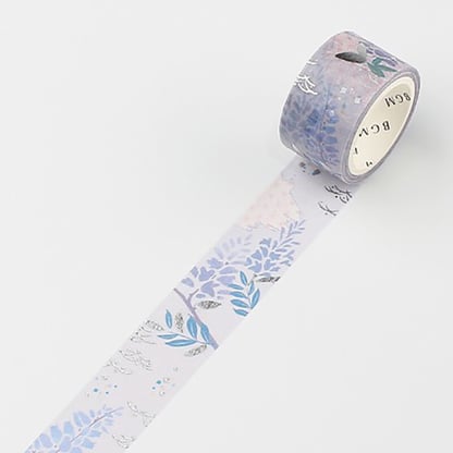 BGM Washi tape, 20 mm - Purple wisteria