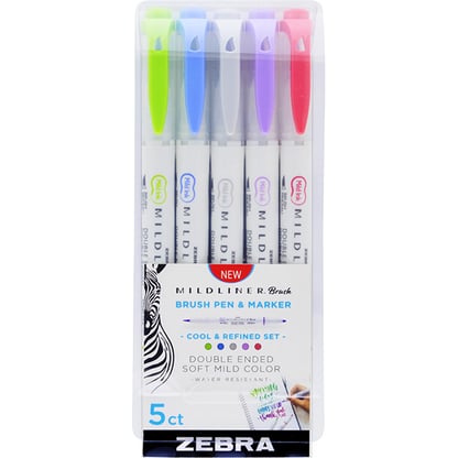 Zebra Mildliner ecsetfilc - hideg színek