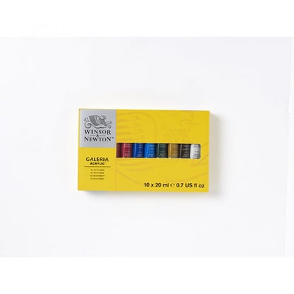 Winsor and Newton Galeria akrilfesték, 20 ml - 10 darabos