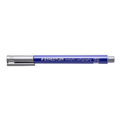 Staedtler kalligrafikus marker, ezüst