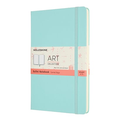 Moleskine Bullet Notebook, pontozott lapos - Aquamarine