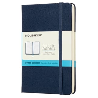 Moleskine zsebnotesz, kemény borítós - kék