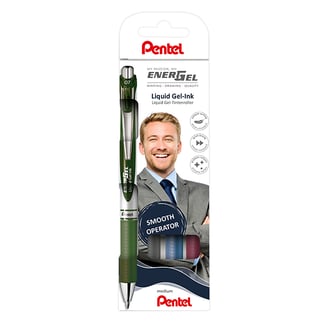 Pentel EnerGel zseléstoll készlet, 4 db - Sötét színek