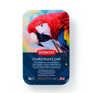 Derwent Chromaflow színes ceruza - 36 darabos készlet