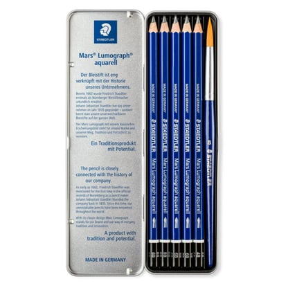 Staedtler Mars Lumograph akvarell grafitceruza készlet, 5 db-os