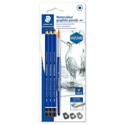 Staedtler Mars Lumograph akvarell grafitceruza készlet, 4 db-os