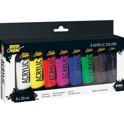 Kreul Solo Goya akrilfesték készlet - 8 x 20 ml