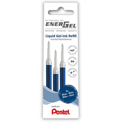 Pentel Energel zseléstoll betét, kék - 3 db