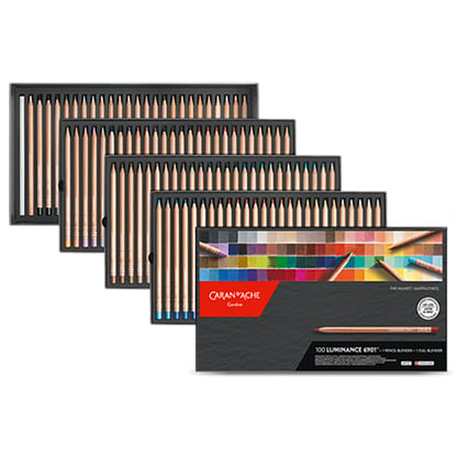 Caran d'Ache Luminance színes ceruza - 100+2 darabos készlet