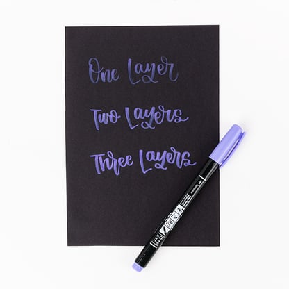 Tombow Fudenosuke - pasztell levendula