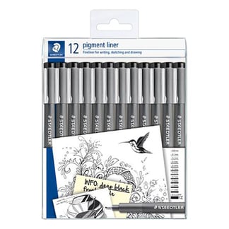 Staedtler Pigment Liner túfilc készlet, 12 db