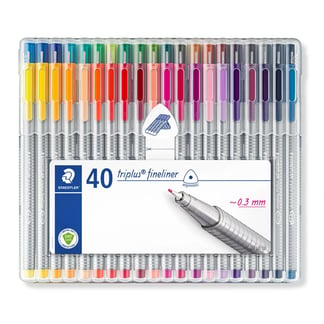 Staedtler Triplus tűfilc, 40 darabos készlet