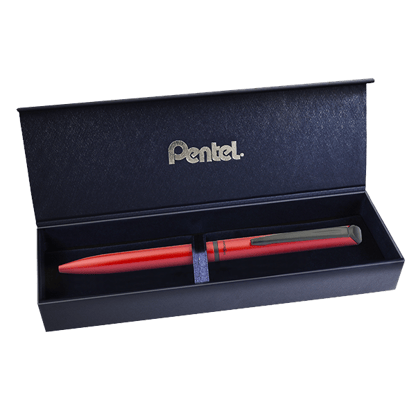 Pentel Energel Premium díszdobozban - piros