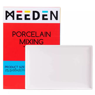 Meeden porcelán paletta, sima