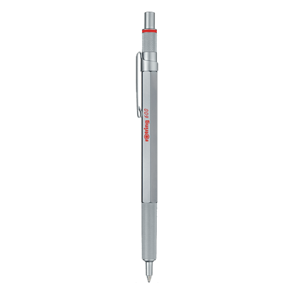 Rotring 600 golyóstoll, ezüst