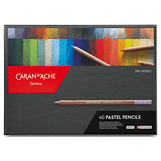 Caran d'Ache pasztellceruza készlet, 40 db