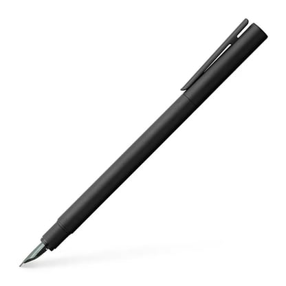 Faber-Castell Neo Slim rozsdamentes acél töltőtoll - Fekete